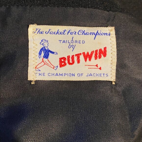 Vintage 1979 High School Varsity Jacket with NAUTICAL Sailor Hood Flap! Medium - Picture 14 of 16